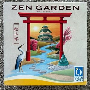 Zen Garden Tile-Laying Board Game by Mike Georgiou (Queen Games) for 2-4 Players